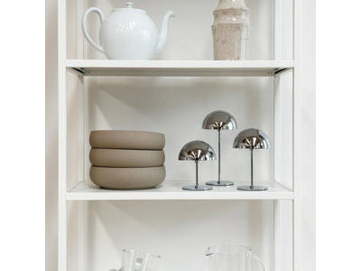 Dyberg Larsen Along Lampe i Krom 3 stk.