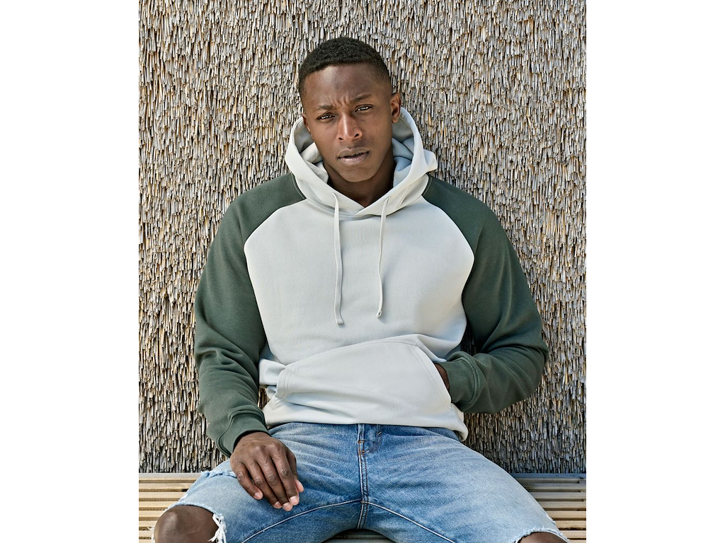UNLABELED Two-tone Hooded Sweatshirt