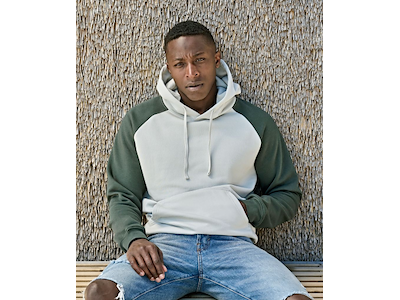 UNLABELED Two-tone Hooded Sweatshirt