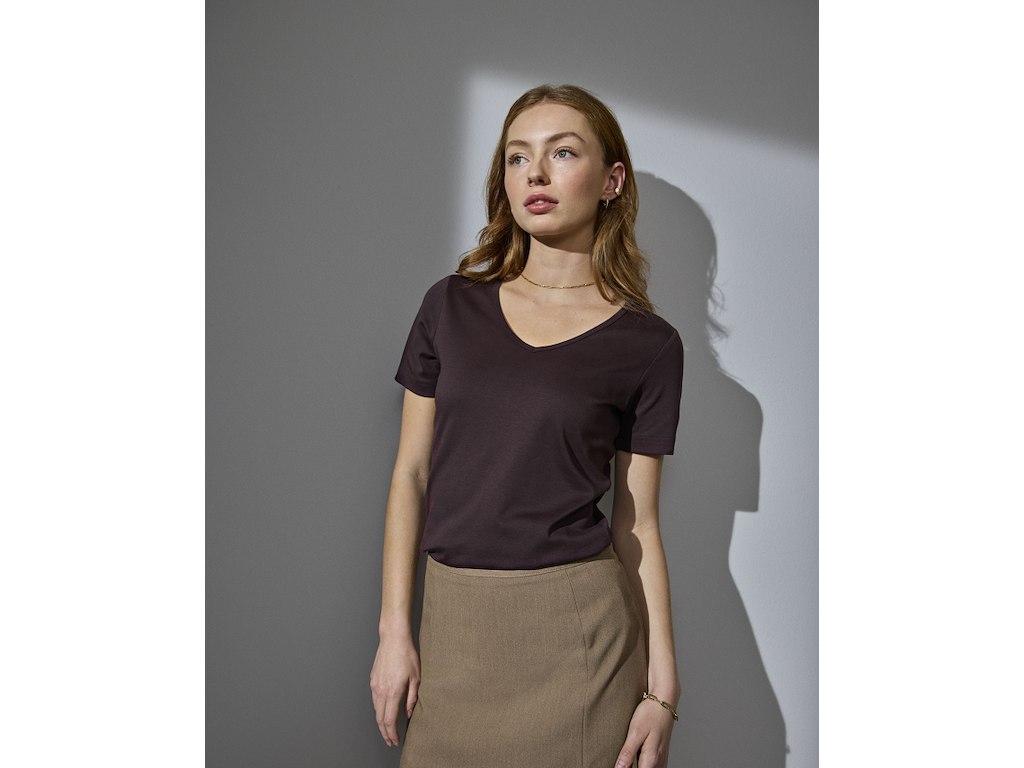 ID Interlock T-shirt, V-hals