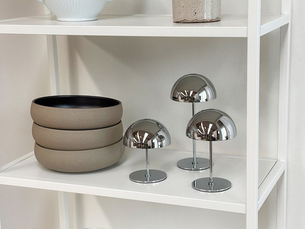 #Dyberg Larsen Along Lampe i Krom 3 stk.