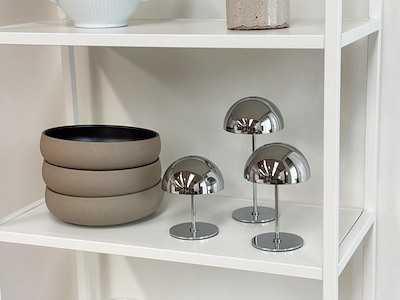 #Dyberg Larsen Along Lampe i Krom 3 stk.