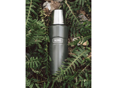 Thermos Termoflaske 470 ml i army, Stainless King