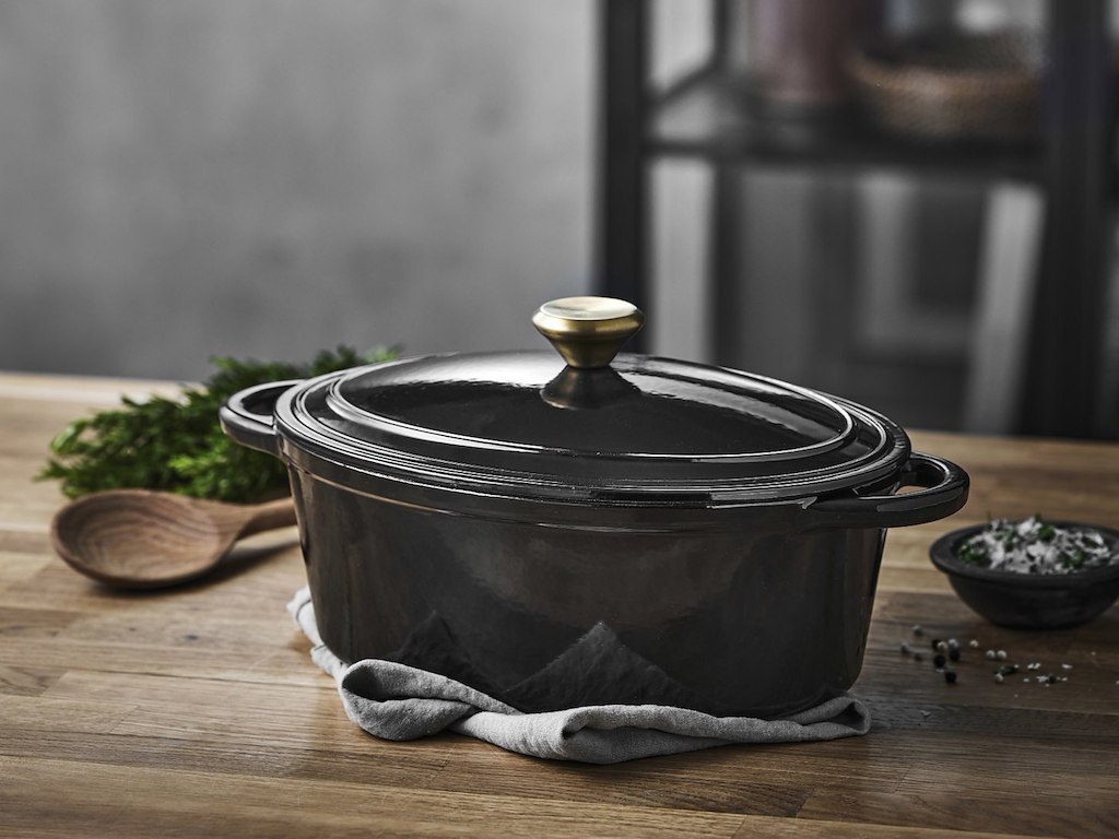 Pillivuyt Gourmet Garonne Støbejernsgryde Oval 4 Liter