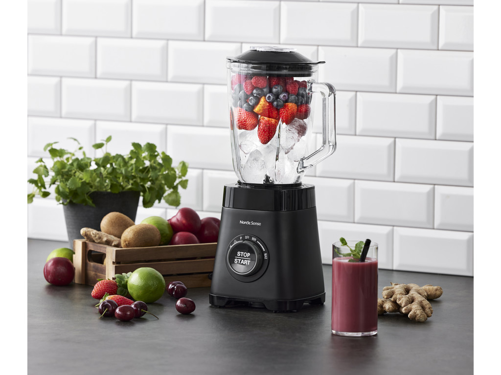Nordic Sense Blender 1000 watt, 1,5 L glaskande