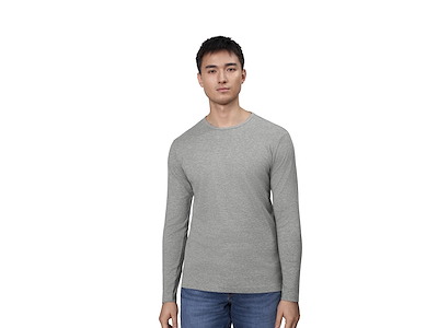 ID Interlock T-shirt, langærmet