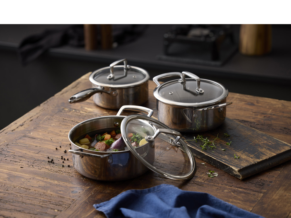 HOLM Grydesæt 6 dele m. hybrid