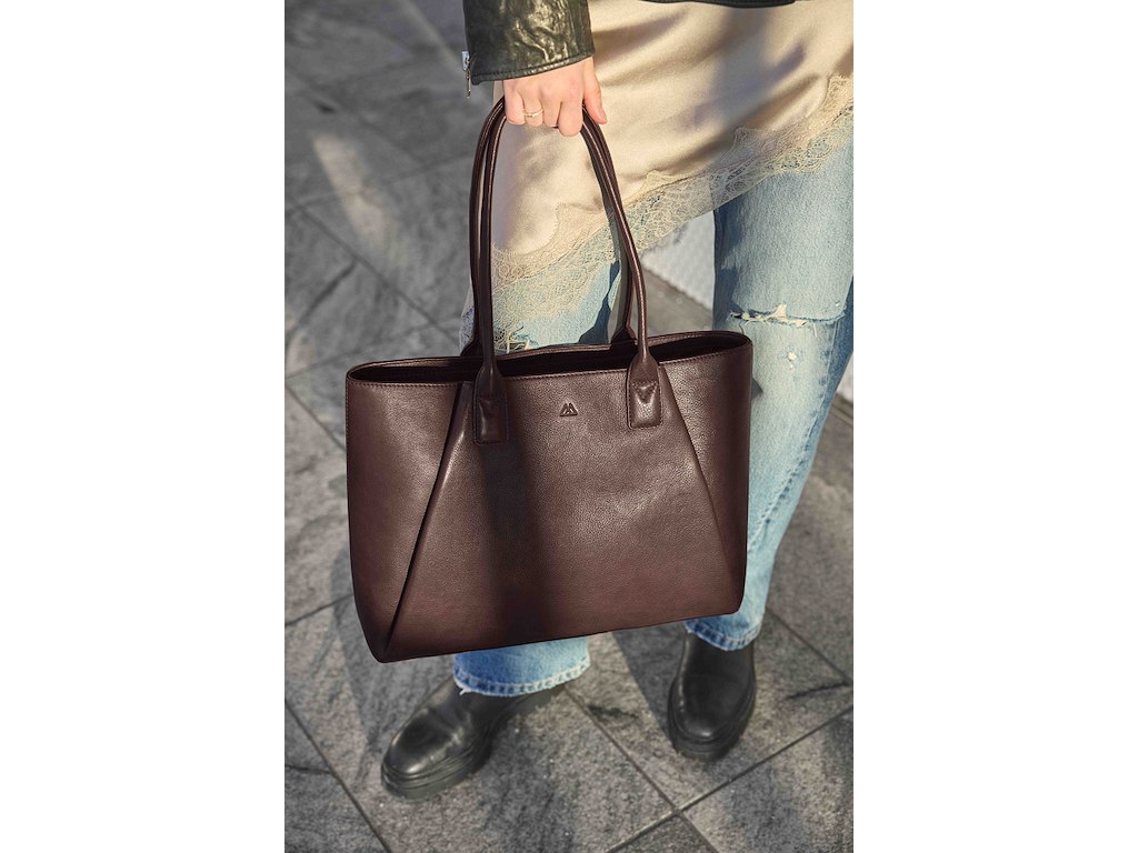 Marberg Saya Work Bag - Espresso Brown