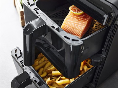 Nordic Sense Airfryer Doublestack 2 X 5,8 L