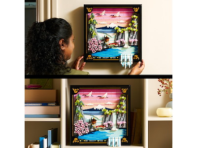 Lego Japanese Cherry Blossom Land.. V29