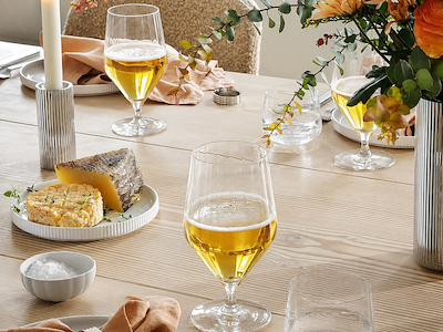 6 stk. Georg Jensen – Bernadotte Øl og Vandglas
