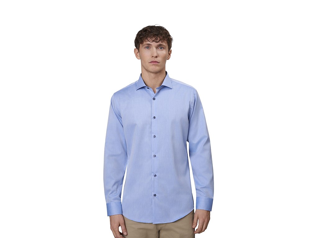 SEVEN SEAS Fine Twill Contrast - slim