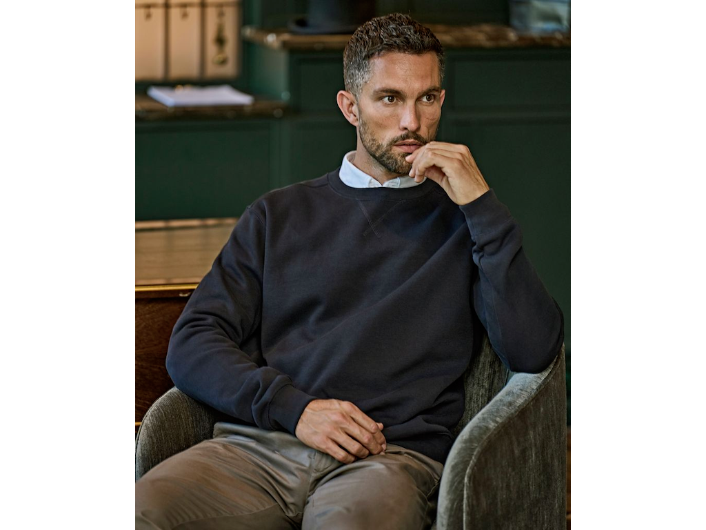 Tee Jay Ribbed Interlock Crew Neck