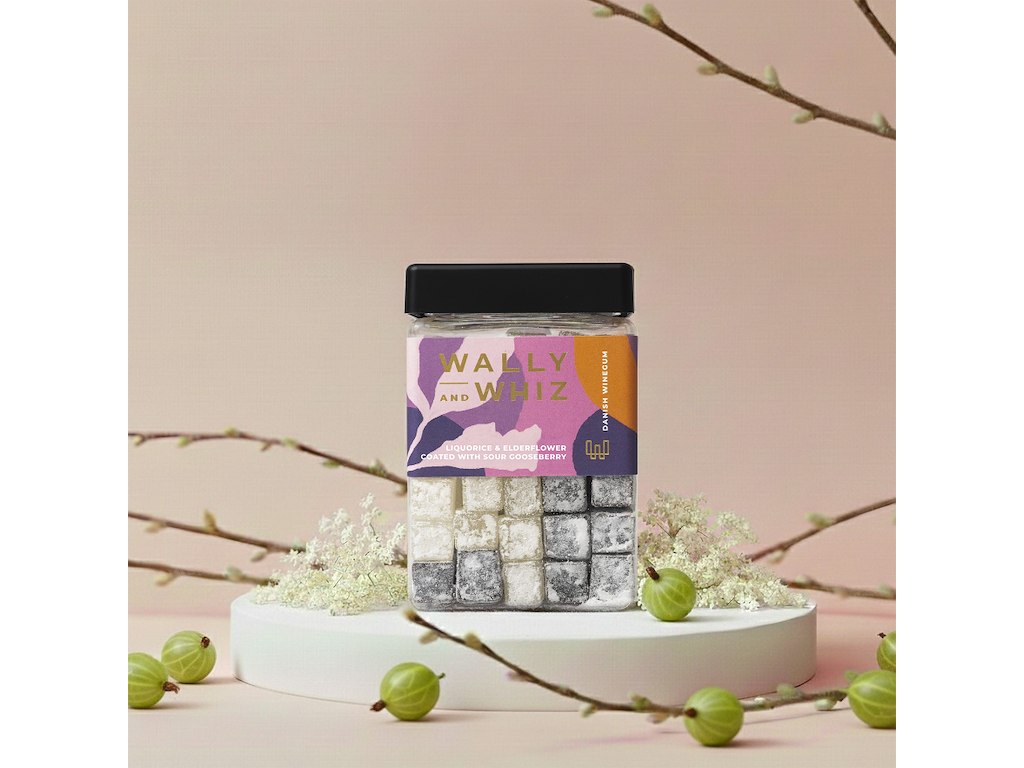 Wally And Whiz Cube 240g Liquorice & Elderflower w Sour Gooseberry