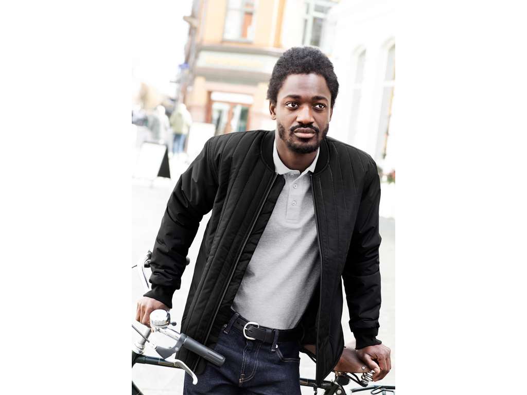 LANGÆRMET POLOSHIRT - STRETCH HERRE