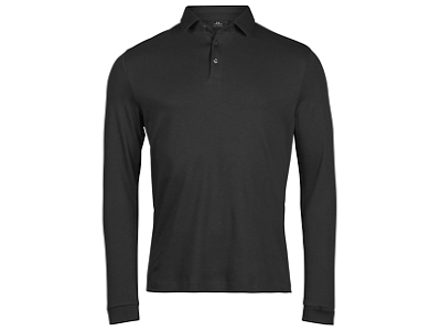 Pima Cotton Long Sleeve Polo